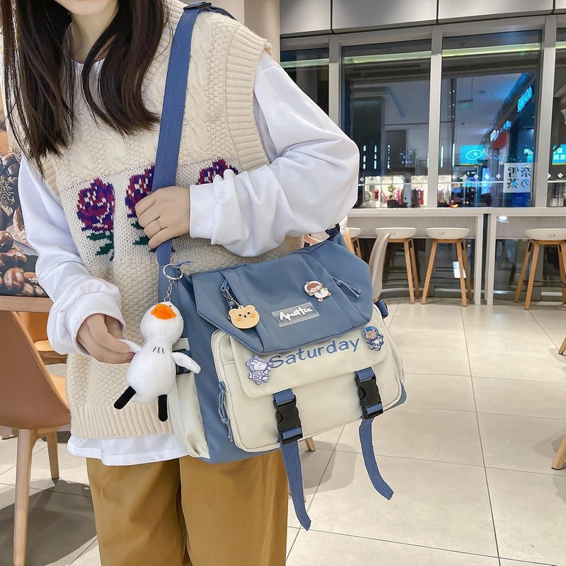Extolove Cute Messenger Bag, Crossbody Bags for Women Kawaii Messenger Bags Purses - Image 3